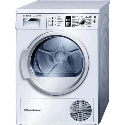 Bosch WTW863S1GB 7kg Self Cleaning Heat Pump Tumble Dryer in White Bosch WTW863S1GB 7kg Self Cleaning Heat Pump Tumble Dryer in White